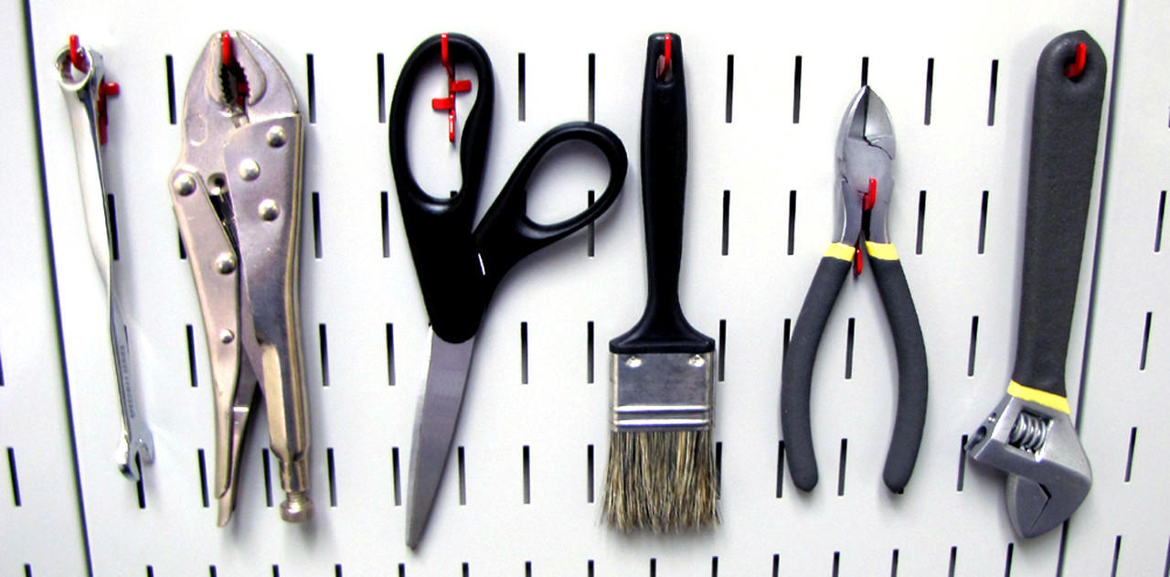 The Perfect Starter Accessory Pack - Our Most Popular Wall Control Pegboard Hook Set