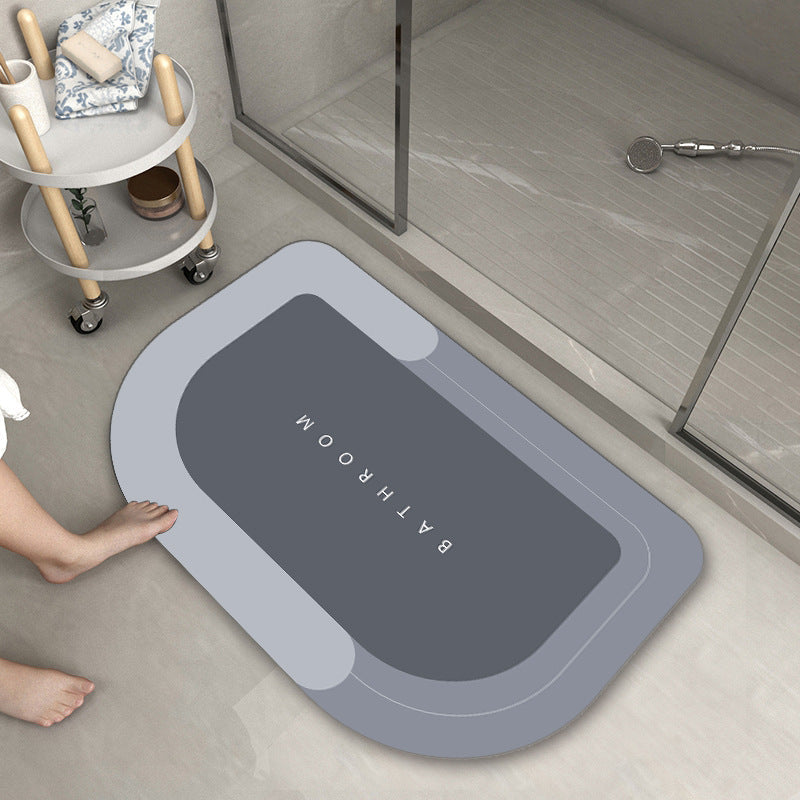 Cushioned Bathroom Floor Mat – Soft Woven Bath Rug, Oval & Rectangular, Multiple Sizes & Colors