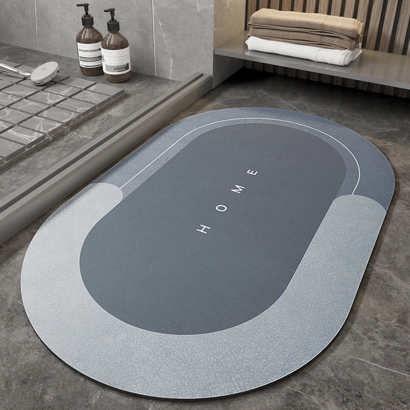 Cushioned Bathroom Floor Mat – Soft Woven Bath Rug, Oval & Rectangular, Multiple Sizes & Colors