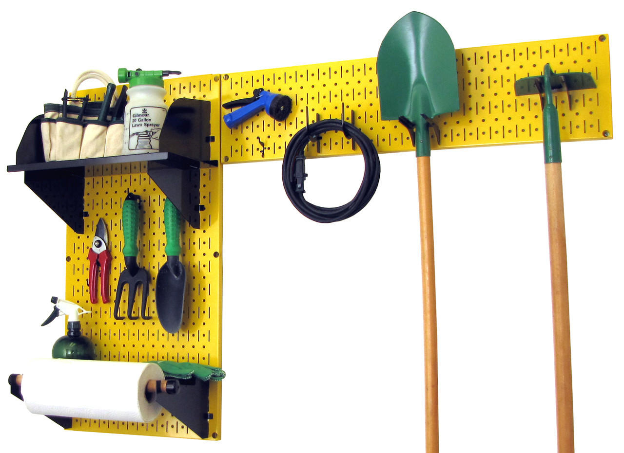 Pegboard Garden Tool Board Organizer Kit - Pegboard with Accessories
