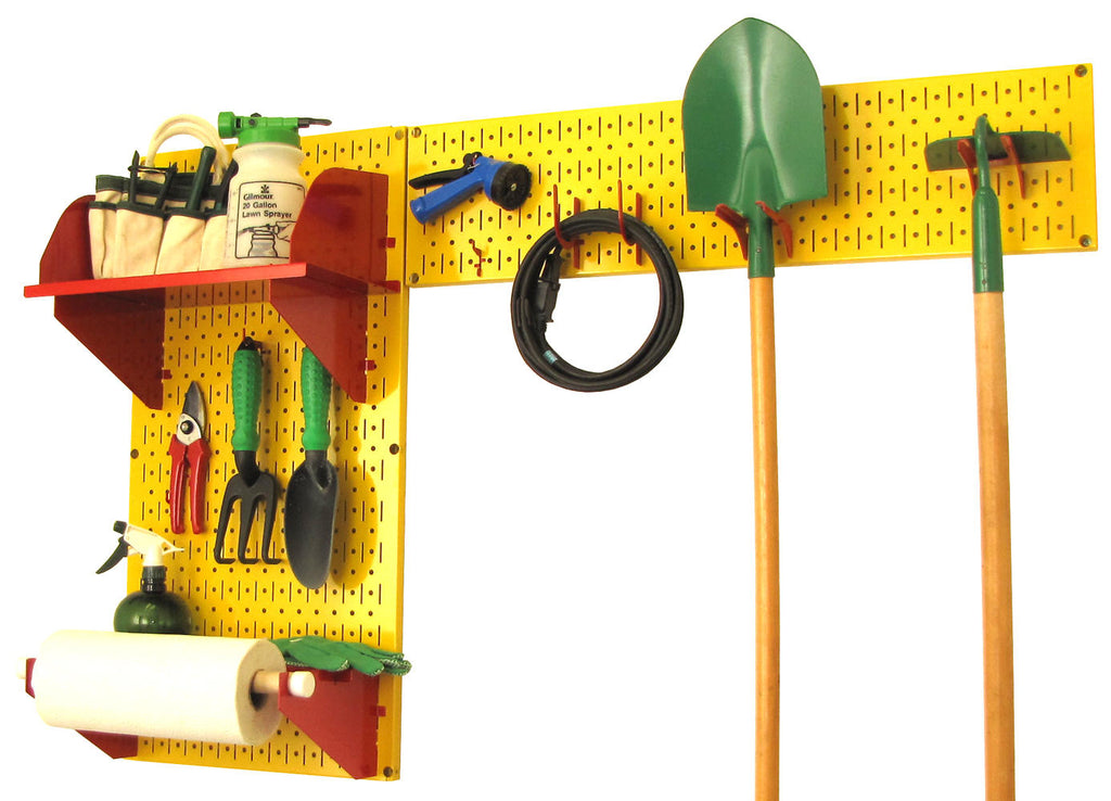Pegboard Garden Tool Board Organizer Kit - Pegboard with Accessories