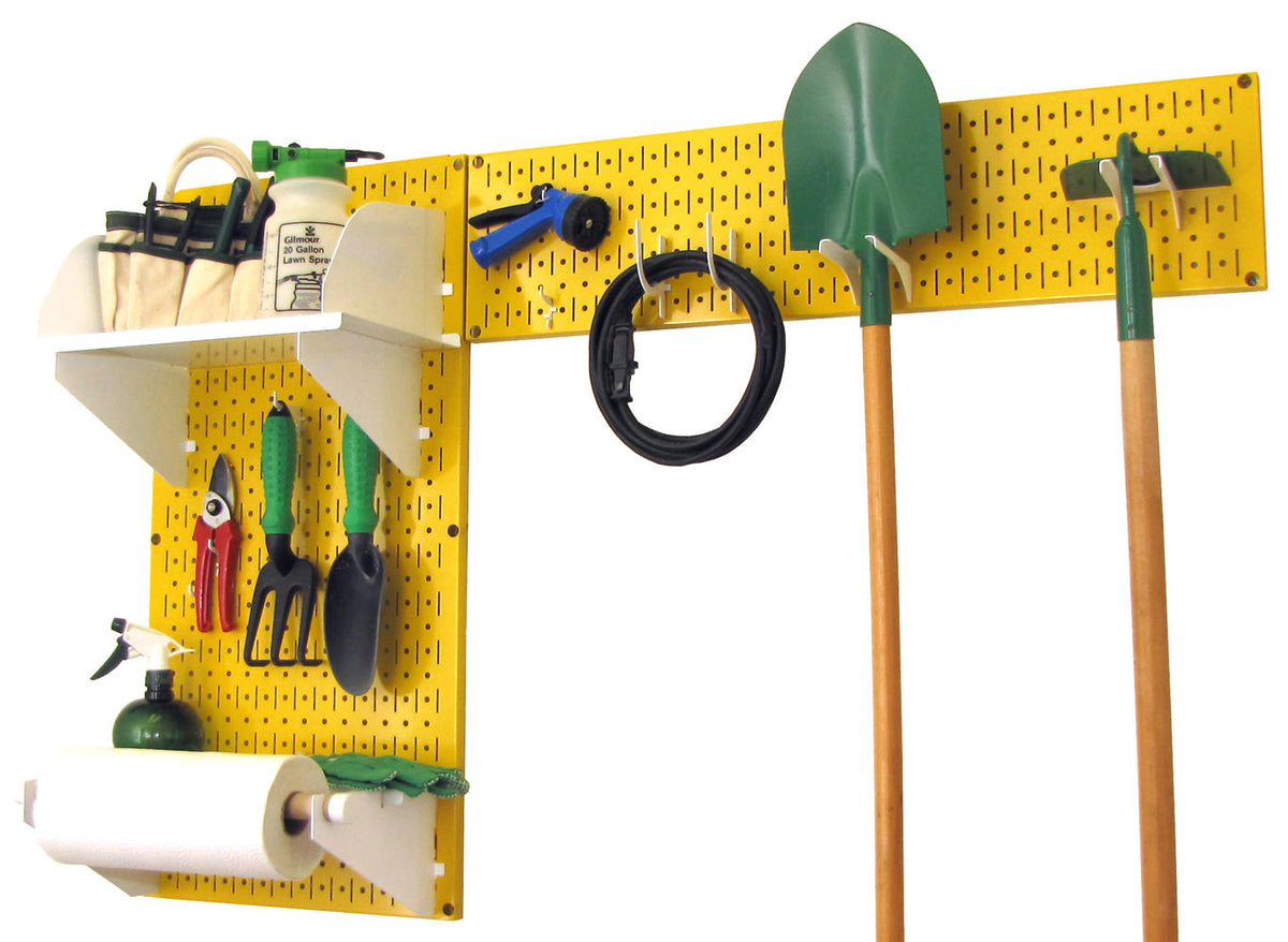 Pegboard Garden Tool Board Organizer Kit - Pegboard with Accessories