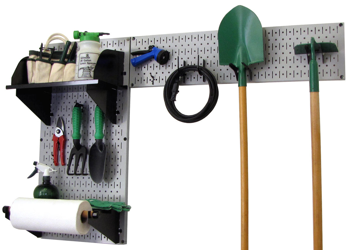 Pegboard Garden Tool Board Organizer Kit - Pegboard with Accessories