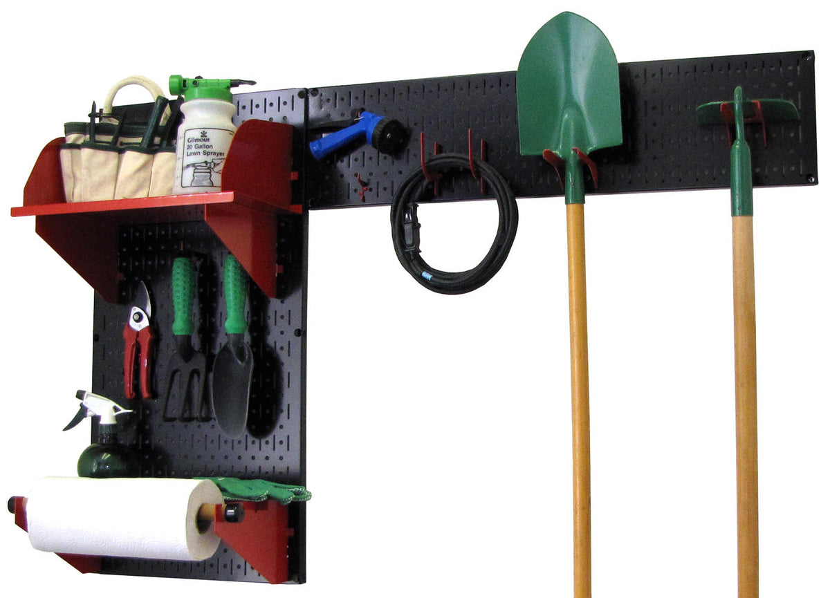 Pegboard Garden Tool Board Organizer Kit - Pegboard with Accessories