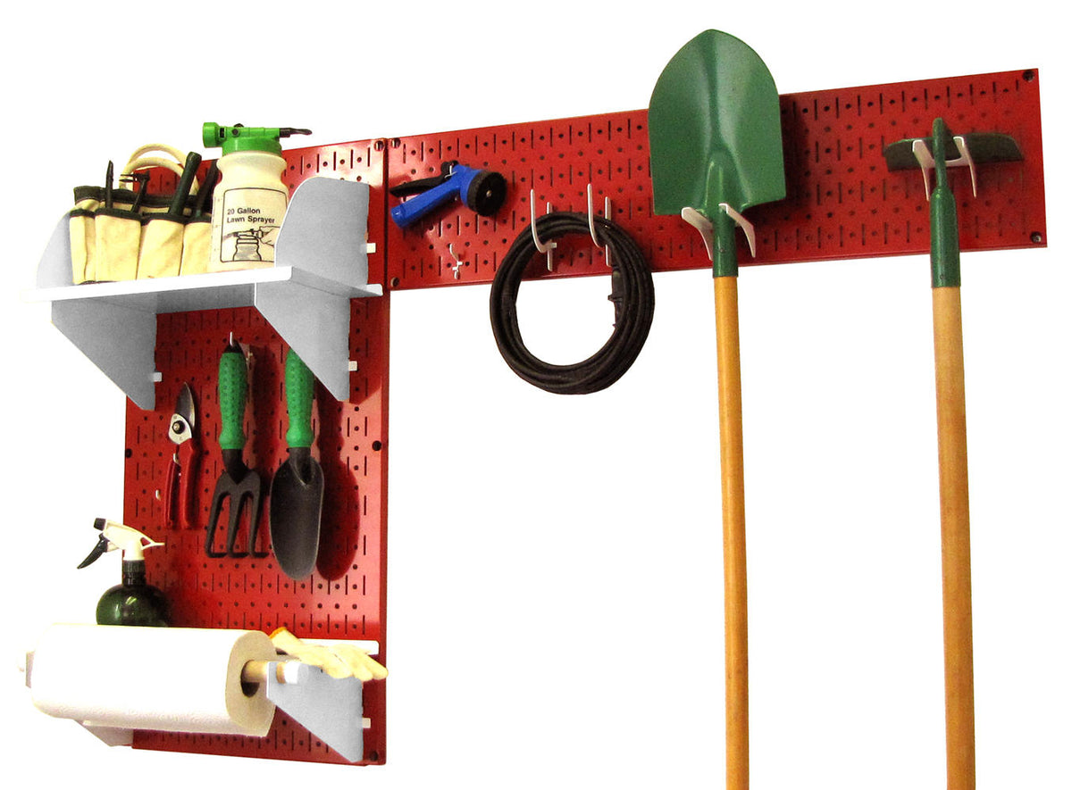 Pegboard Garden Tool Board Organizer Kit - Pegboard with Accessories