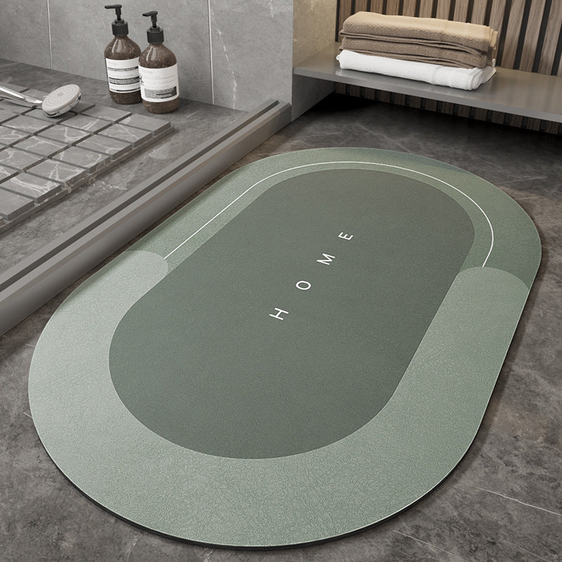 Cushioned Bathroom Floor Mat – Soft Woven Bath Rug, Oval & Rectangular, Multiple Sizes & Colors