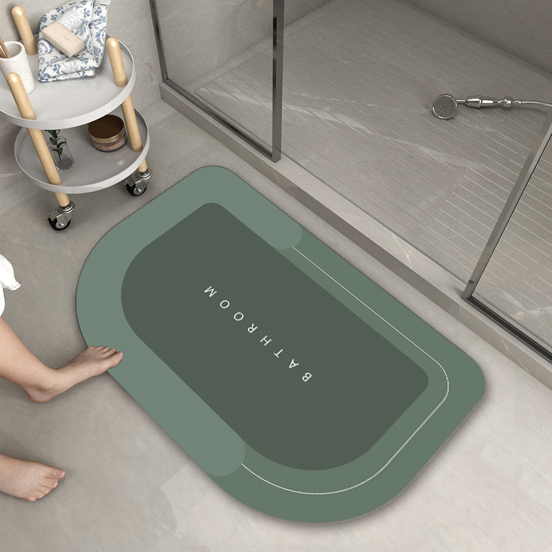 Cushioned Bathroom Floor Mat – Soft Woven Bath Rug, Oval & Rectangular, Multiple Sizes & Colors