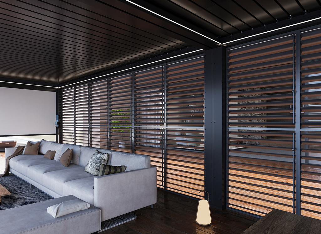 Privacy Shutter Walls