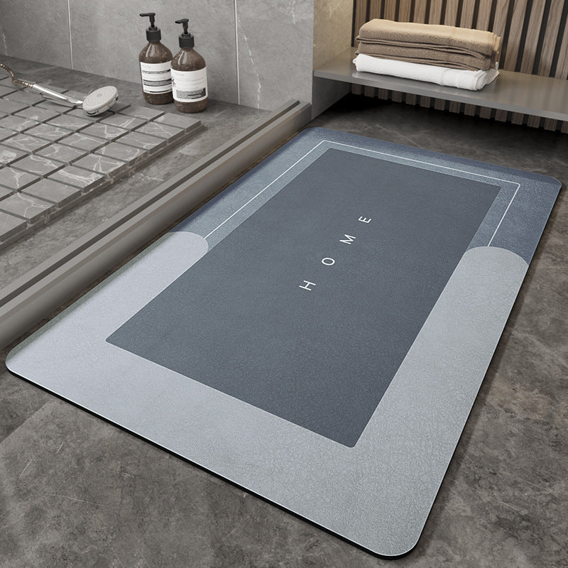 Cushioned Bathroom Floor Mat – Soft Woven Bath Rug, Oval & Rectangular, Multiple Sizes & Colors