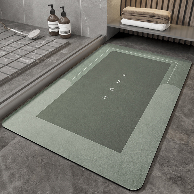 Cushioned Bathroom Floor Mat – Soft Woven Bath Rug, Oval & Rectangular, Multiple Sizes & Colors