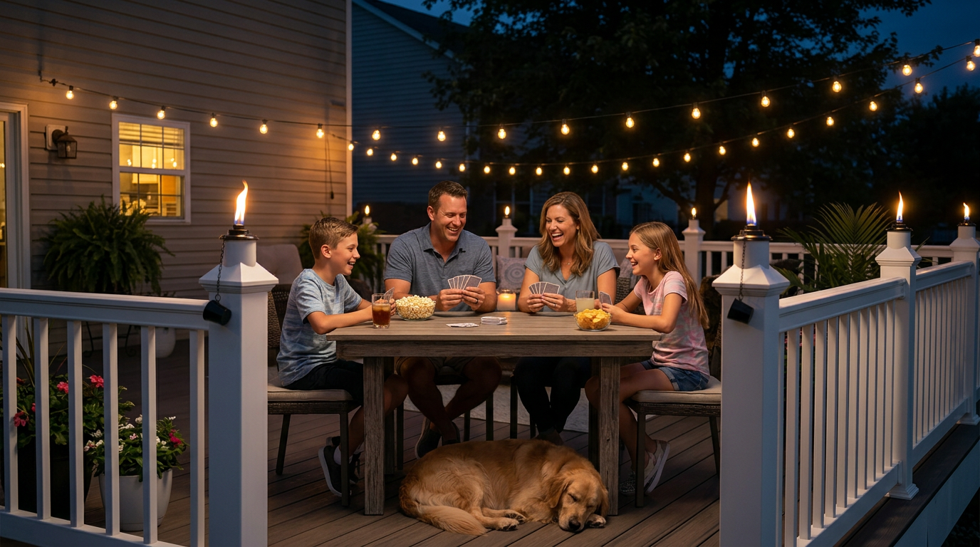 BuzzCaps (4) Four Pack - The Original Mosquito Repellent Outdoor Torch Post Cap