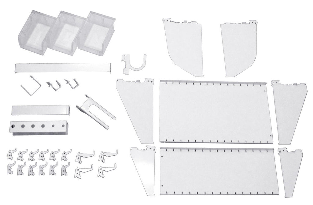The Perfect Starter Accessory Pack - Our Most Popular Wall Control Pegboard Hook Set