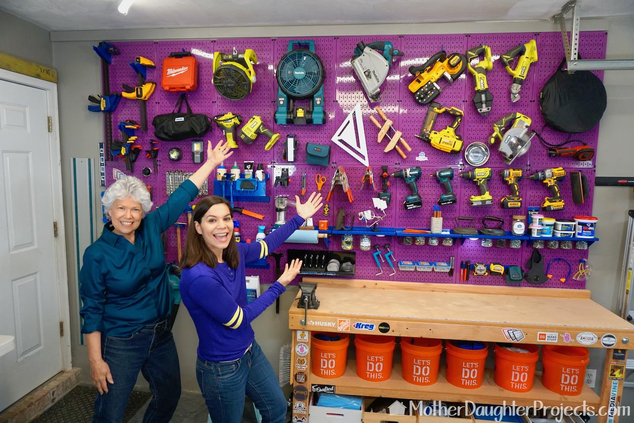 Metal Pegboard Pack - Two 32in x 16in Pegboard Tool Boards