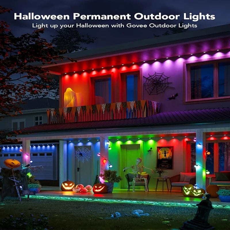 Permanent Eaves LED RGB Outdoor String Lights