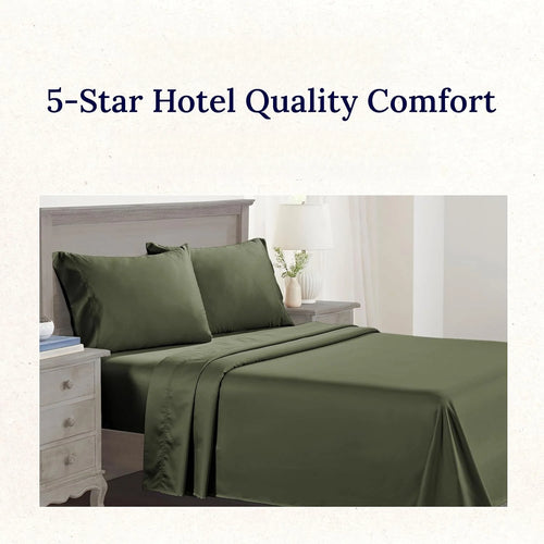 100% Egyptian Cotton Set 600TC Deep Pocket