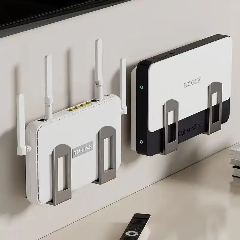 Wall-Mounted Router Set-Top Box Organizer
