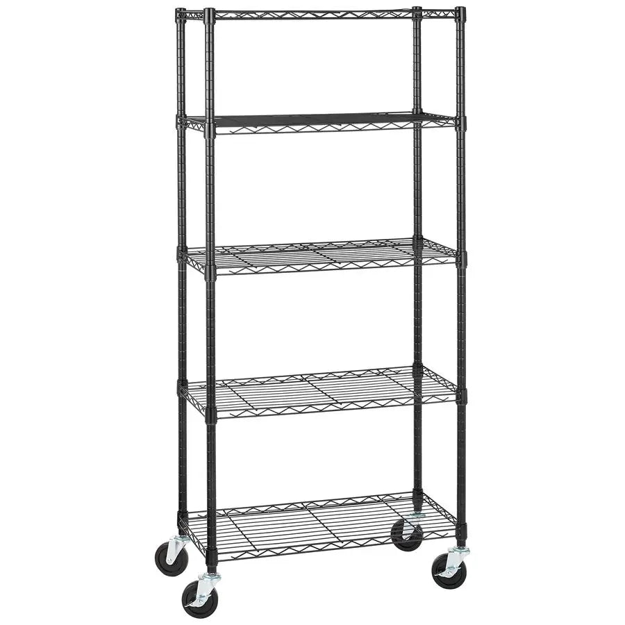 Heavy Duty Garage Shelving Storage Rack with 4 Wheel Casters