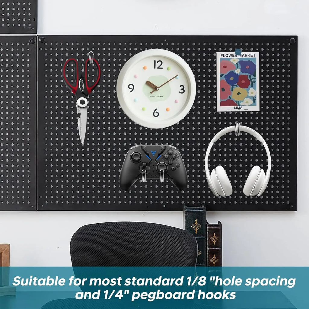 3 Pack 16"x24" Metal Peg Board for Garage/Home Storage