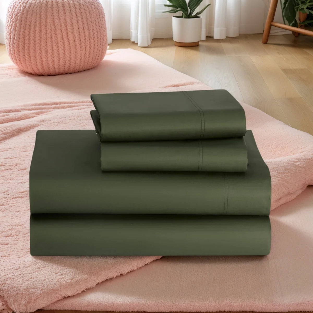 100% Egyptian Cotton Set 600TC Deep Pocket