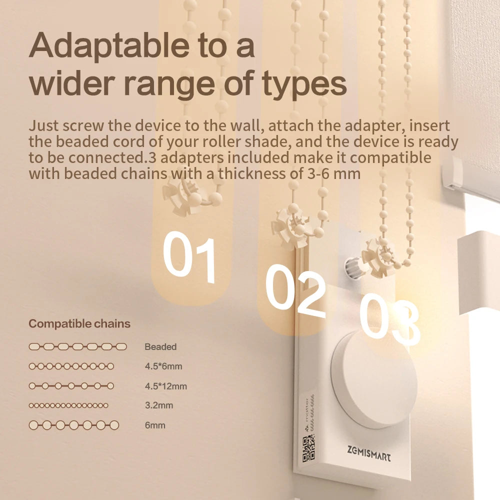 Smart Blinds and Shades Roller For Windows