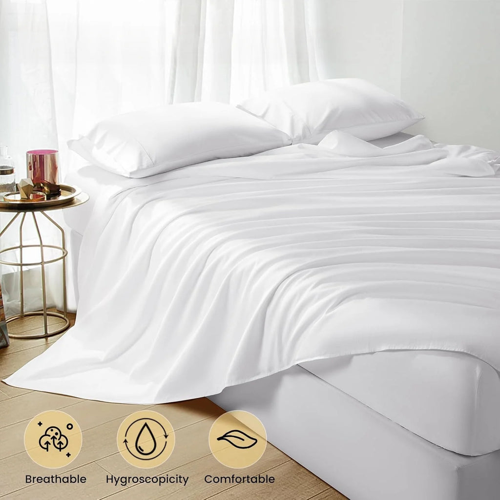 100% Egyptian Cotton Set 600TC Deep Pocket