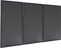 3 Pack 16"x24" Metal Peg Board for Garage/Home Storage
