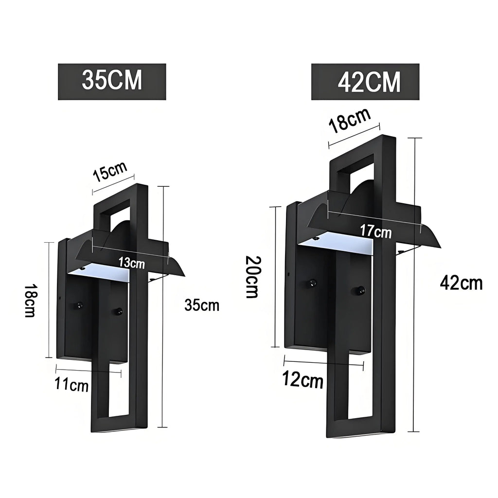 Waterpoof IP65 Wall Light LED Wall Lamp Outdoor 12W Aluminium Corridor Garden Decorative Lighting Modern Exterior Lamps Fixtures