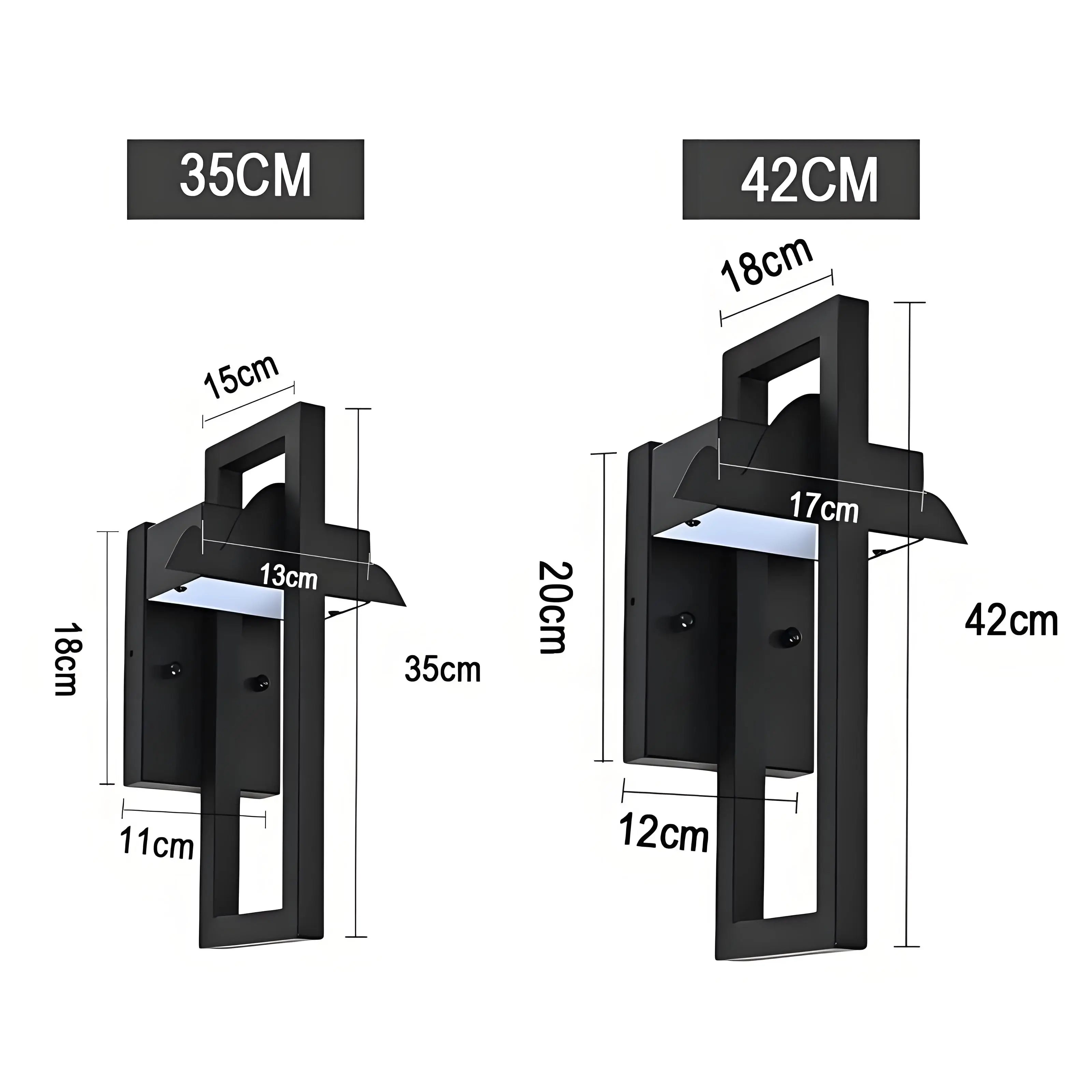 Waterpoof IP65 Wall Light LED Wall Lamp Outdoor 12W Aluminium Corridor Garden Decorative Lighting Modern Exterior Lamps Fixtures