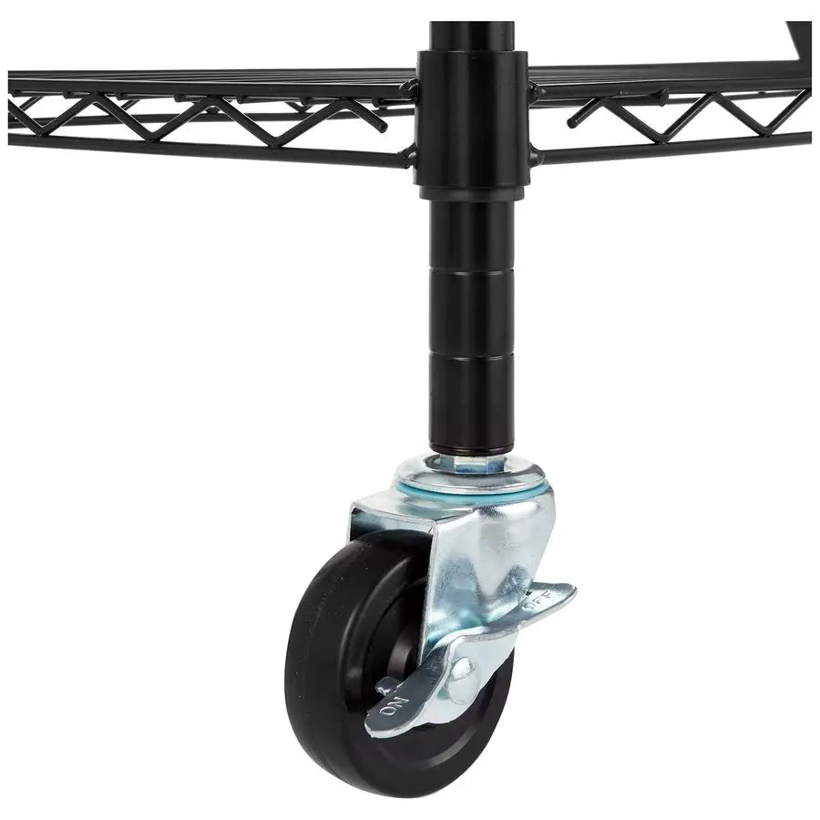 Heavy Duty Garage Shelving Storage Rack with 4 Wheel Casters