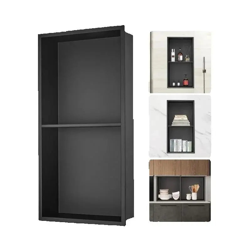 304 Stainless Steel Wall/Shower Niche Double Shelves