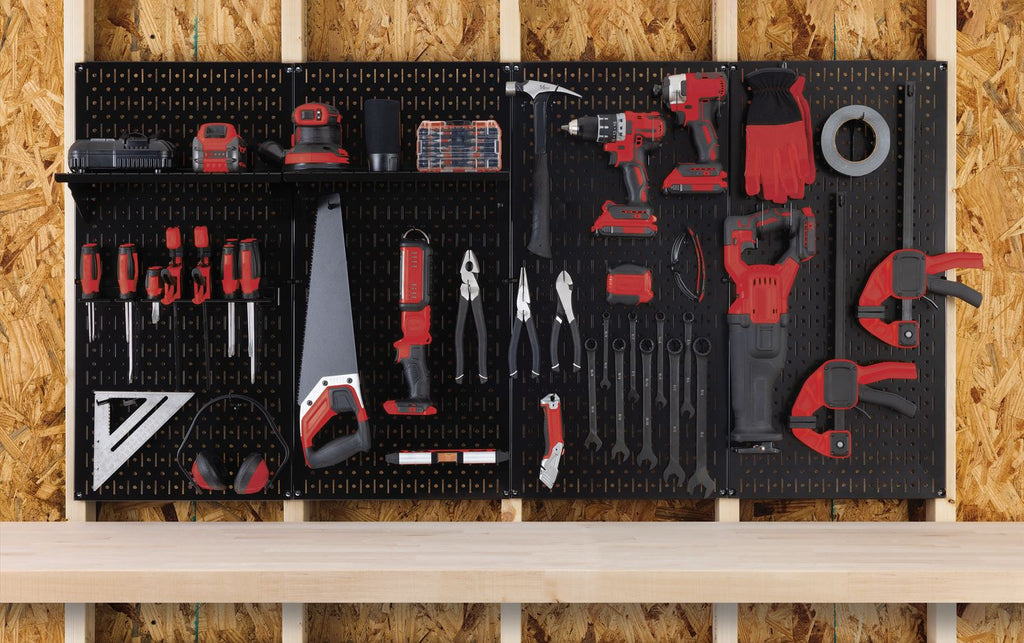 Metal Pegboard Pack - Two 32in x 16in Pegboard Tool Boards