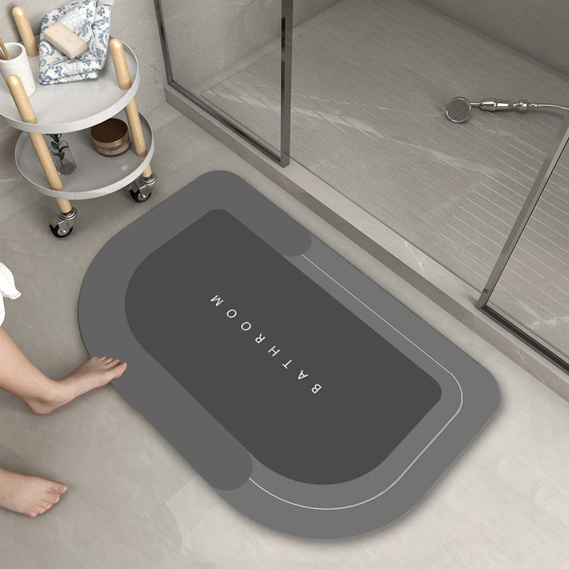 Cushioned Bathroom Floor Mat – Soft Woven Bath Rug, Oval & Rectangular, Multiple Sizes & Colors