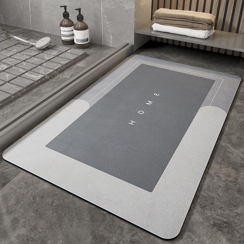 Cushioned Bathroom Floor Mat – Soft Woven Bath Rug, Oval & Rectangular, Multiple Sizes & Colors