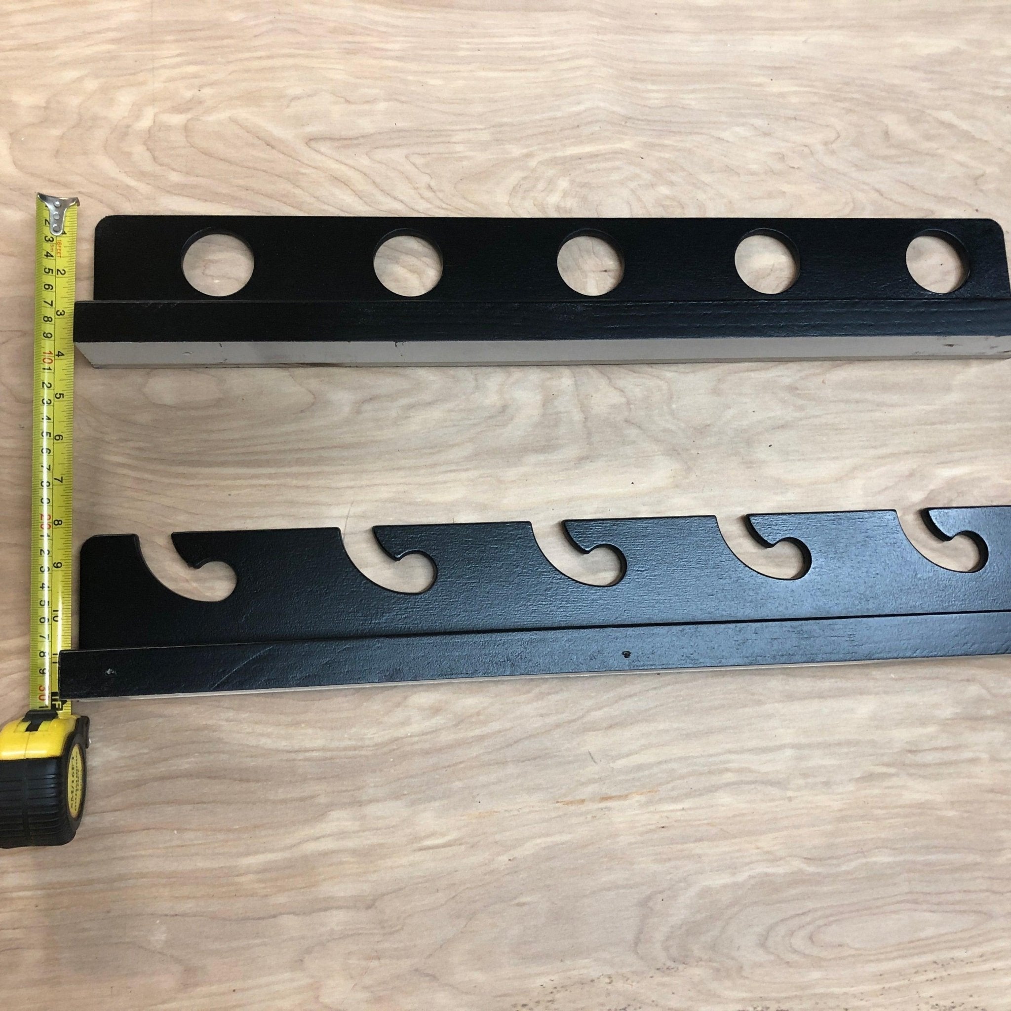 Wall-Mounted Fishing Rod Rack for Garage or Ceiling Storage