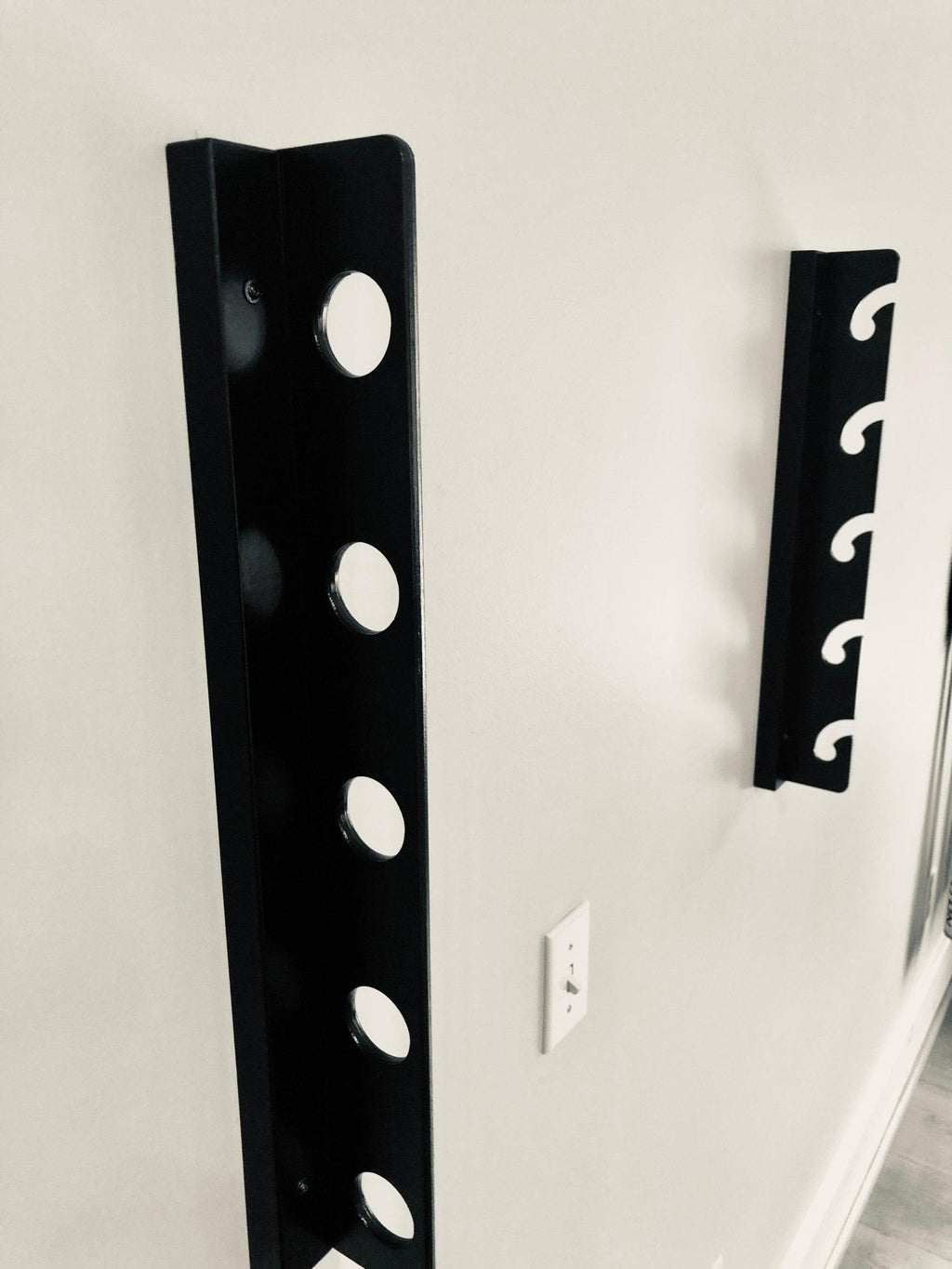 Wall-Mounted Fishing Rod Rack for Garage or Ceiling Storage