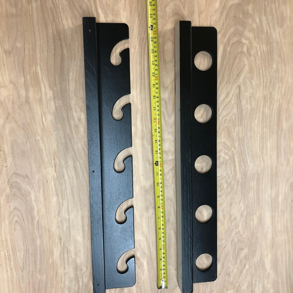 Wall-Mounted Fishing Rod Rack for Garage or Ceiling Storage